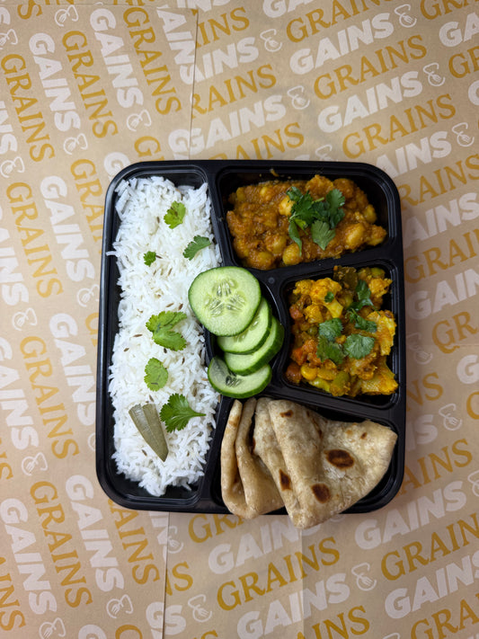 🥗 Crown & Curry Box 🍛✨.    🟢